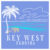 Key West Beach Scene Sticker