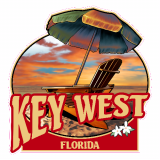 Key West Florida Beach Decal