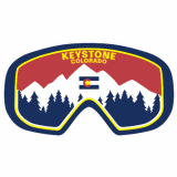 Keystone Colorado Ski Goggles Decal