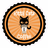 Kitty Cats And Coffee Decal