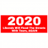 2020 The Nightmare Ends Blue Decal