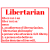 Libertarian Definition Sticker