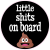 Little Shits On Board Sticker