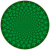 Marijuana Vortex Green Circle Sticker