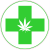 Medical Marijuana Circle Sticker