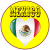 Mexico Flag Heart Sticker