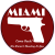 Miami Come Back Gun Sticker