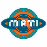 Miami Florida Retro Star Decal