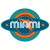 Miami Florida Retro Star Sticker