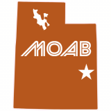 Moab Utah State Shaped Decal