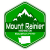 Mount Rainier Green Mountain Sticker