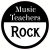 Music Teachers Rock Circle Sticker