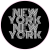 New York New York Faded Circle Sticker