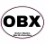 OBX Outer Banks North Carolina Oval Sticker