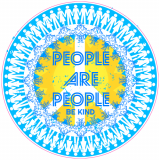 People Are People Peace Decal