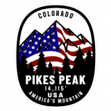 Pikes Peak Americas Mountain Decal