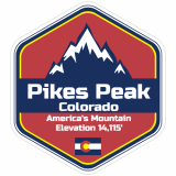 Pikes Peak Mountain Elevation Decal