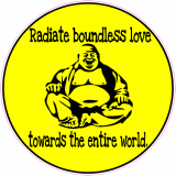 Radiate Boundless Love Buddha Decal