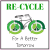 Re-Cycle Bike Better Tomorrow Sticker