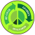 Re-Cycle Peace Sign Sticker