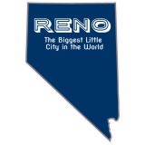 Reno Nevada Biggest Little City Decal