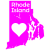 Rhode Island Heart State Sticker