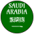 Saudi Arabia Flag Circle Sticker