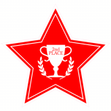 Second Place Red Star Decal