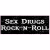 Sex Drugs Rock And Roll Sticker