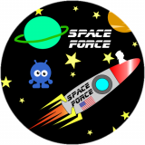 Space Force Funny Circle Decal