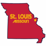 St. Louis Missouri State Shaped Decal