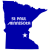 St Paul Minnesota State Shaped Sticker