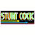 Stunt Cock Retro Sticker