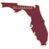 Tallahassee Florida Shaped Decal