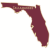 Tallahassee Florida Shaped Sticker
