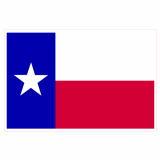 Texas State Flag Decal