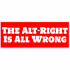 Alt Right is Alt Wrong Decal