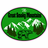The Great Smoky Mountains Oval Decal