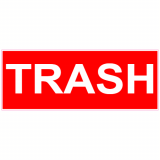 Trash Red Decal