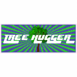 Tree Hugger Hippie Decal