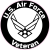 U.S. Air Force Veteran Circle Sticker