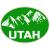 Utah Mountains Oval Sticker
