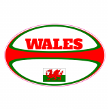 Wales Rugby Ball Decal