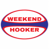 Weekend Hooker Rugby Ball Decal