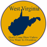 West Virginia Overdose Decal