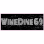Wine Dine 69 Black Bumper Sticker
