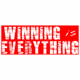 Winning Is Everything Red Decal