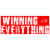 Winning Is Everything Red Sticker