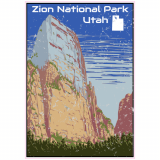 Zion National Park Utah Decal