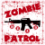 Zombie Patrol Bloody Distressed Sticker
